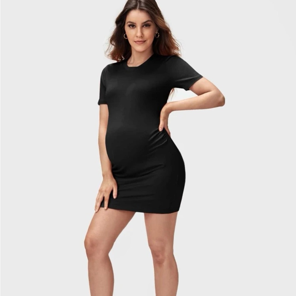Black SHEIN Maternity Dress